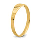 Polished Closed Back Baby Square Signet Ring - WBC