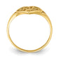 Cut-out BABY Heart Baby / Childs Ring - WBC