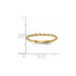Polished Twisted Rope Ring - WBC
