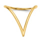 Polished Chevron Shaped Ring - WBC