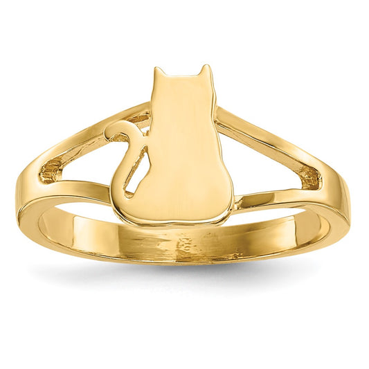 Polished Cat Ring - WBC