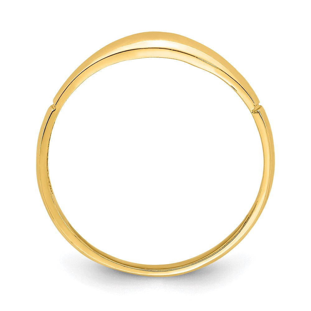 Diamond-cut Domed Band Ring - WBC