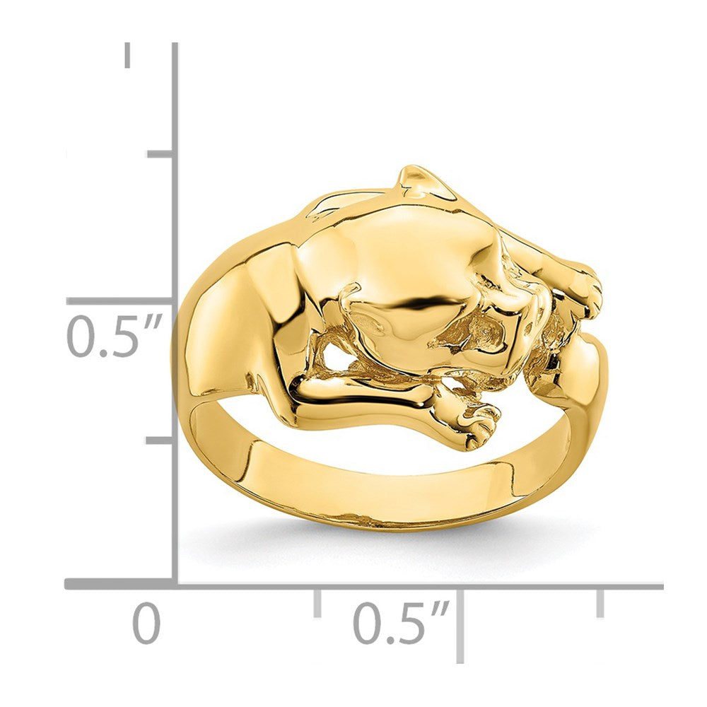 Polished Jungle Cat Ring - WBC