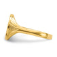 Oval Flower Baby / Childs Ring - WBC