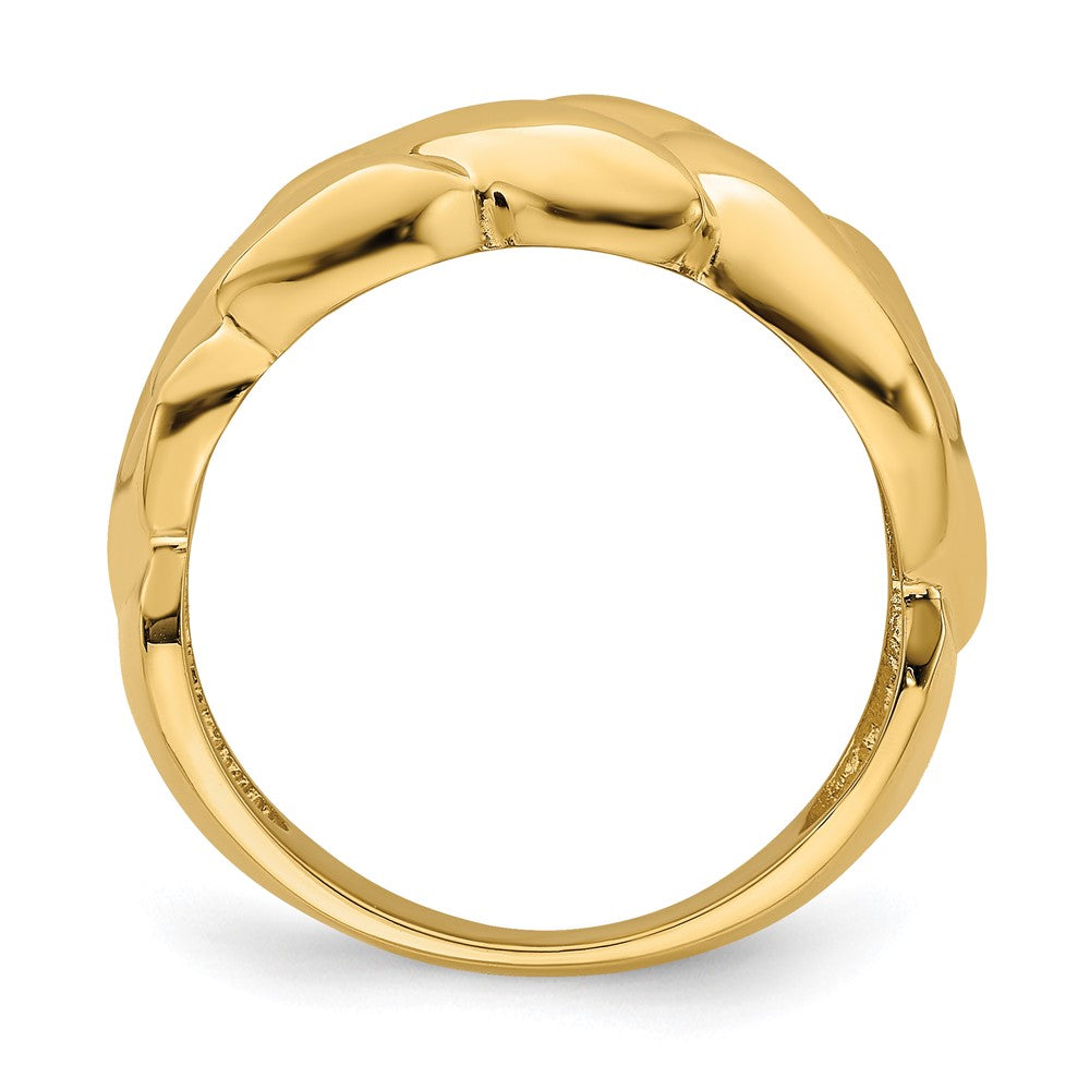 Polished Entwined Braided Ring - WBC