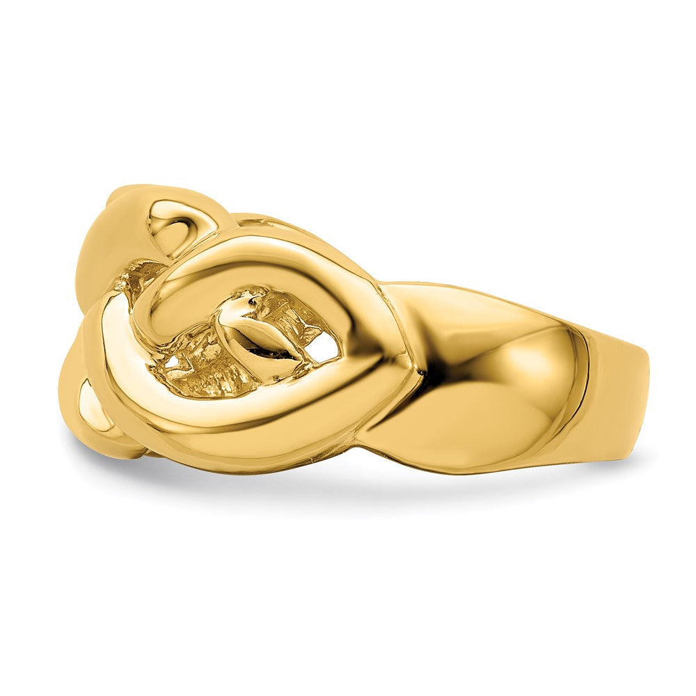 Polished Entwined Braided Ring - WBC