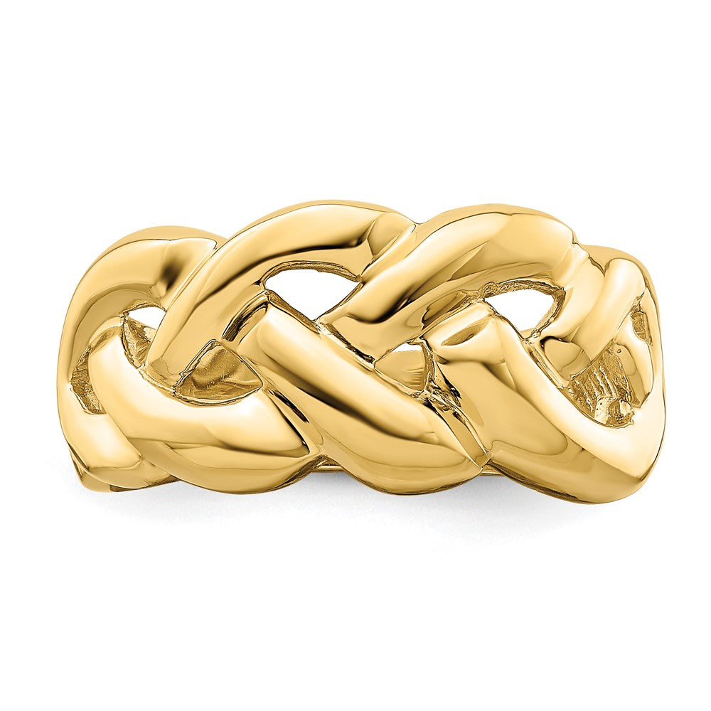 Polished Entwined Braided Ring - WBC
