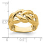 Polished Entwined Braided Ring - WBC