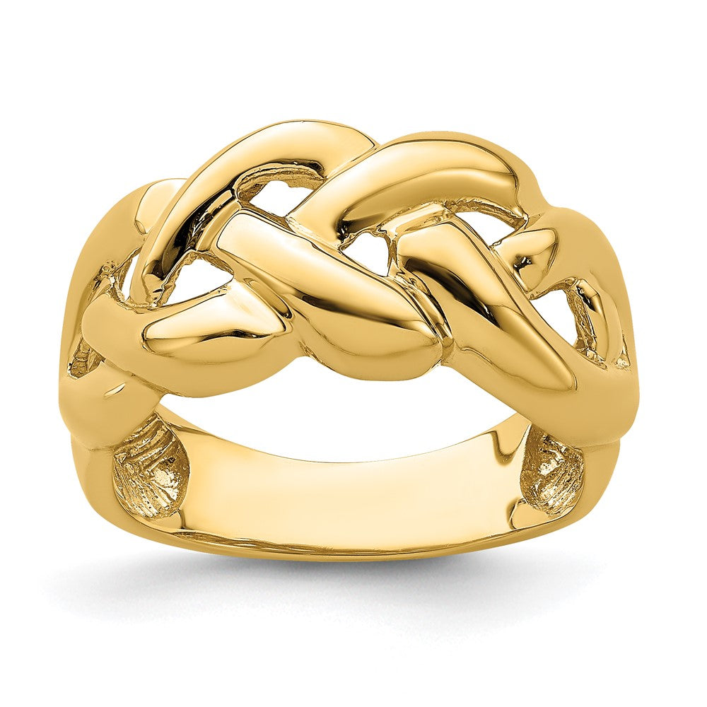Polished Entwined Braided Ring - WBC