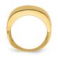 Polished Triple Ridge Dome Ring - WBC