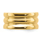 Polished Triple Ridge Dome Ring - WBC