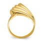 Polished Fish Tail Ring - WBC