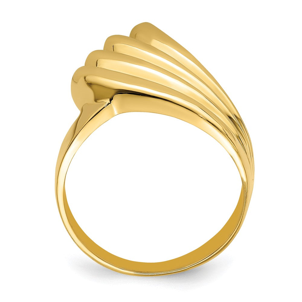 Polished Fish Tail Ring - WBC