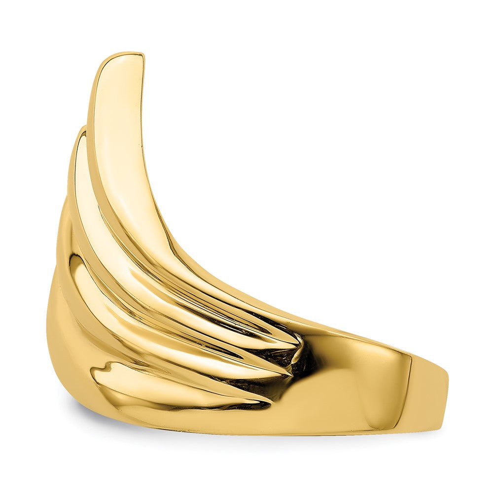 Polished Fish Tail Ring - WBC