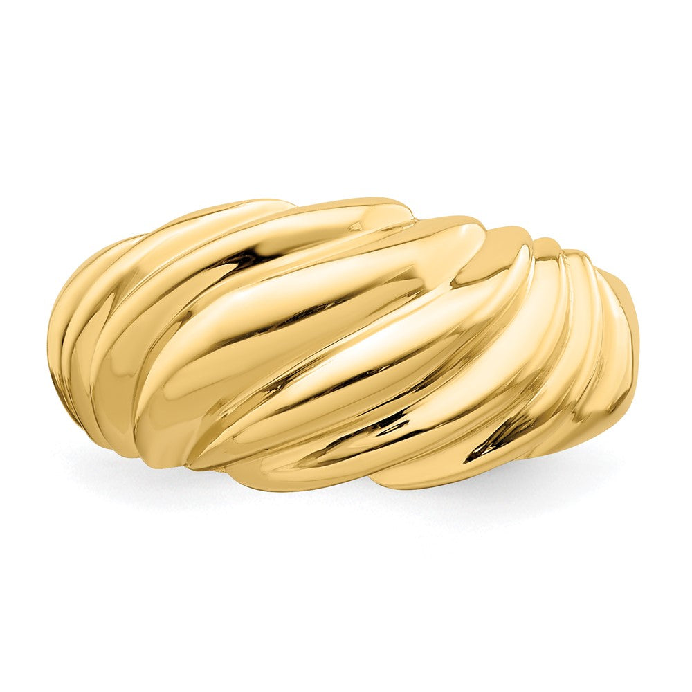 Polished Shrimp Fashion Ring - WBC