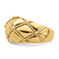Quilted Rope Solid Dome Ring - WBC