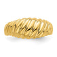Polished Shrimp Dome Ring - WBC