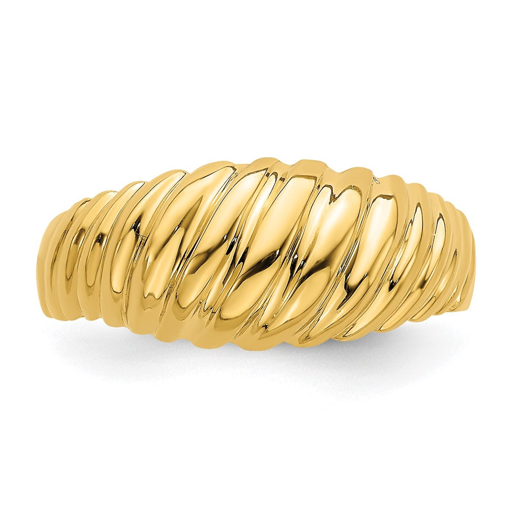 Polished Shrimp Dome Ring - WBC