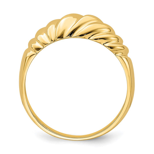 Polished Twist Dome Ring - WBC