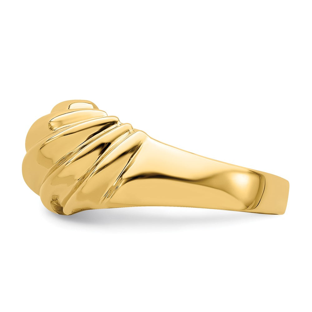 Polished Twist Dome Ring - WBC