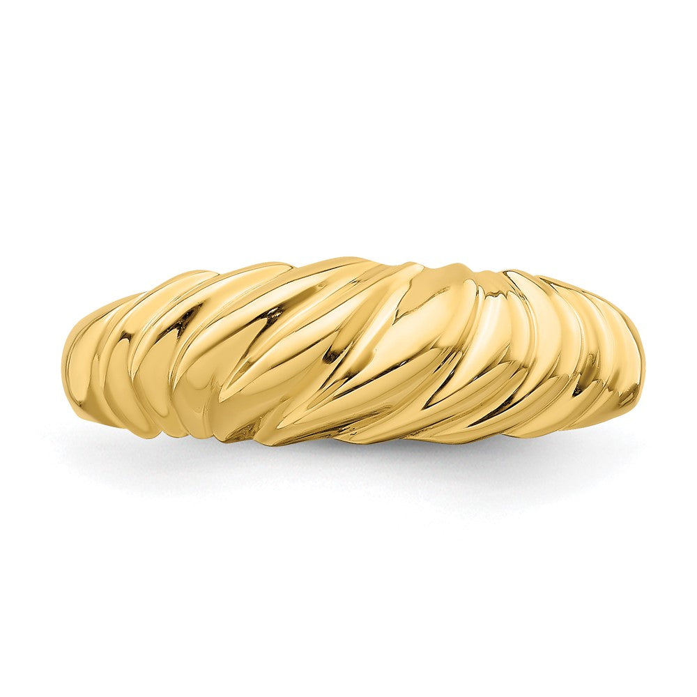 Polished Twist Dome Ring - WBC