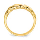 Polished Thin Ribbed Dome Ring - WBC