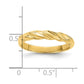 Polished Thin Ribbed Dome Ring - WBC