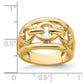 Polished Chain Design Inside Ring - WBC