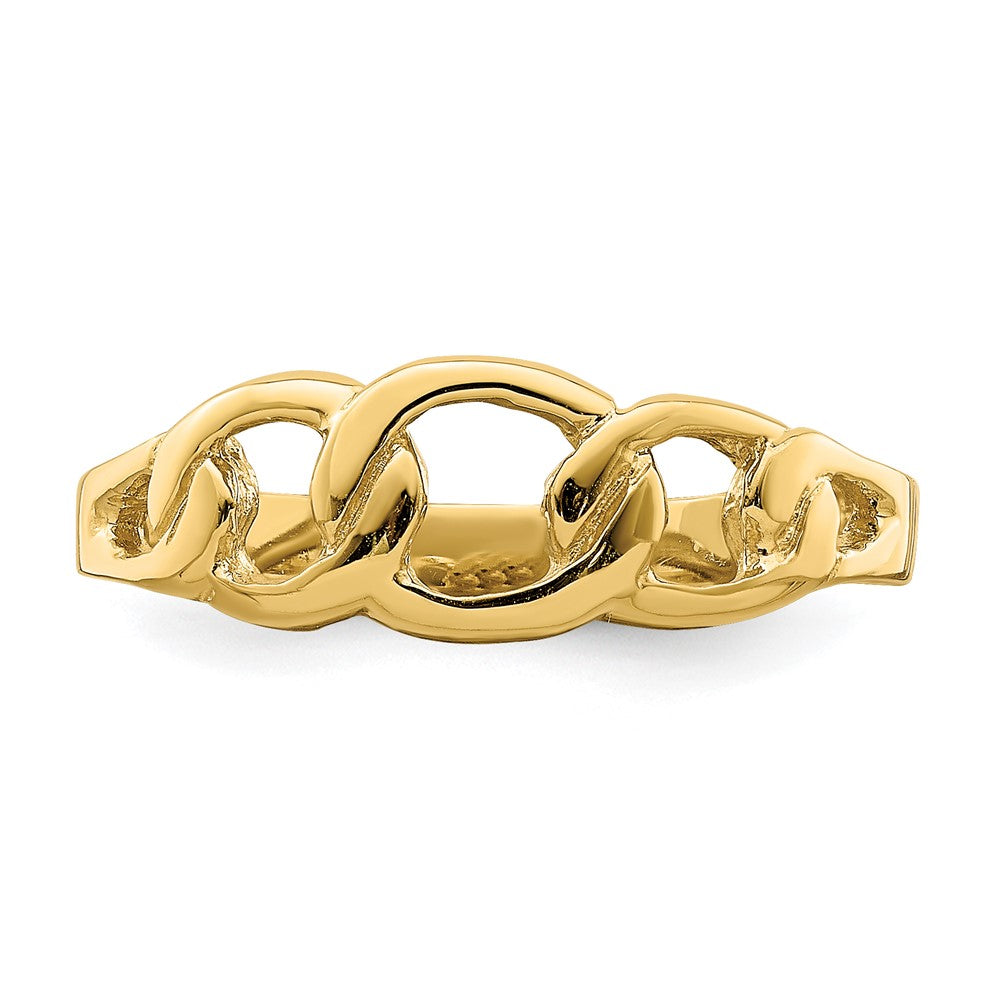 Polished Chain Link Ring - WBC