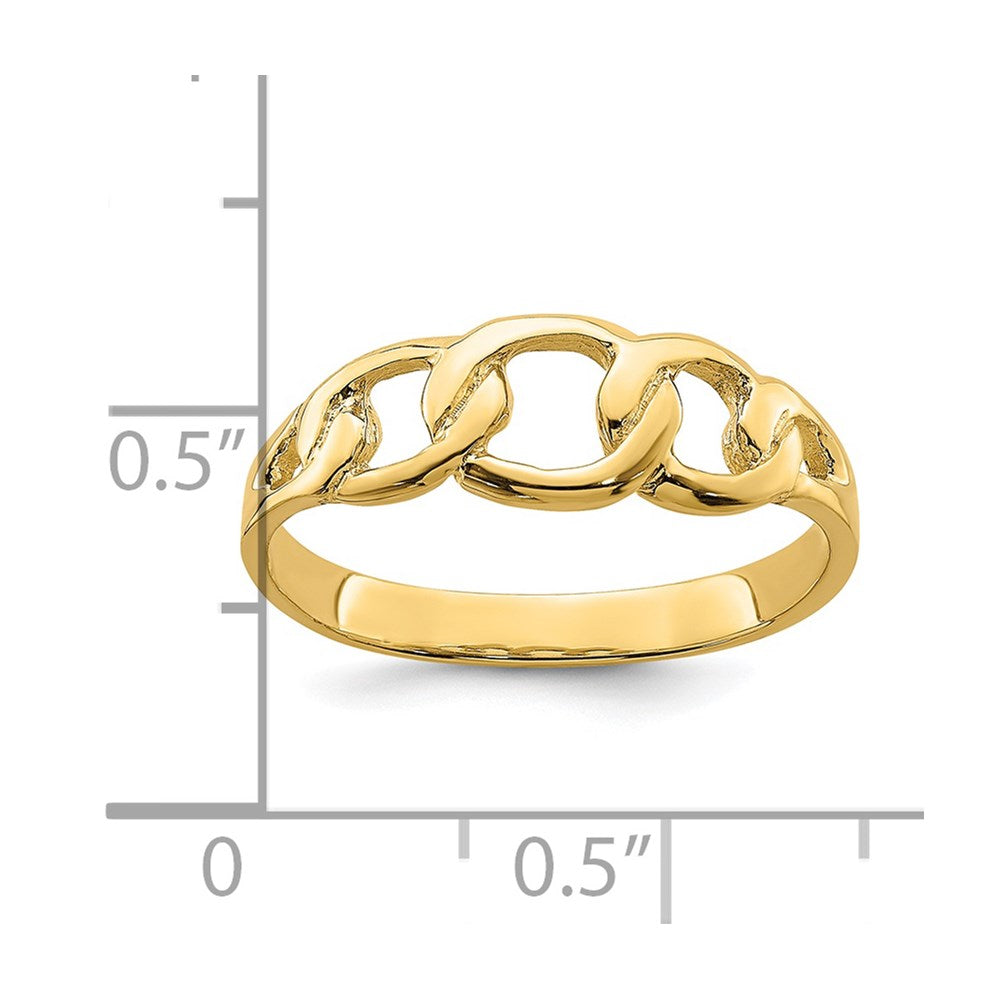 Polished Chain Link Ring - WBC