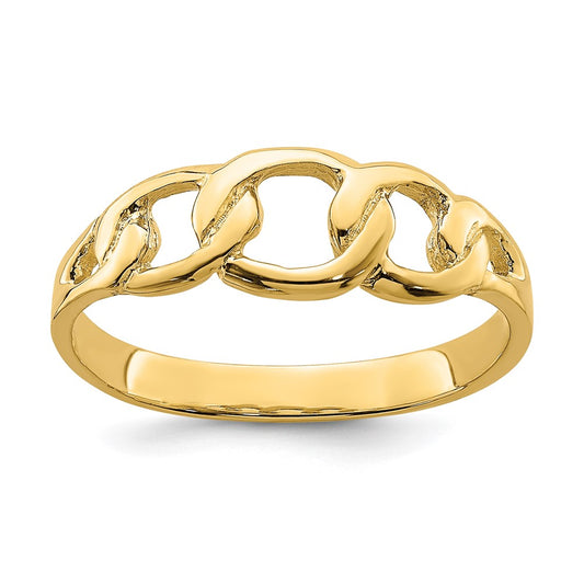 Polished Chain Link Ring - WBC