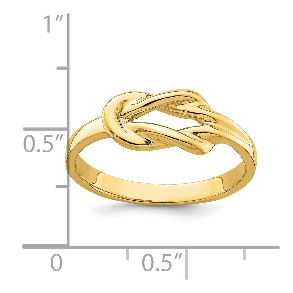 Polished Freeform Love Knot Ring - WBC