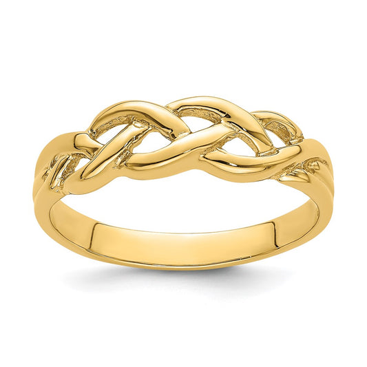 Polished Braided Ring - WBC