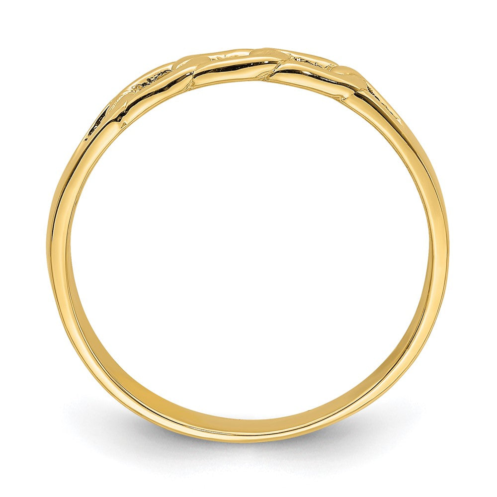 Polished Link Band Ring - WBC