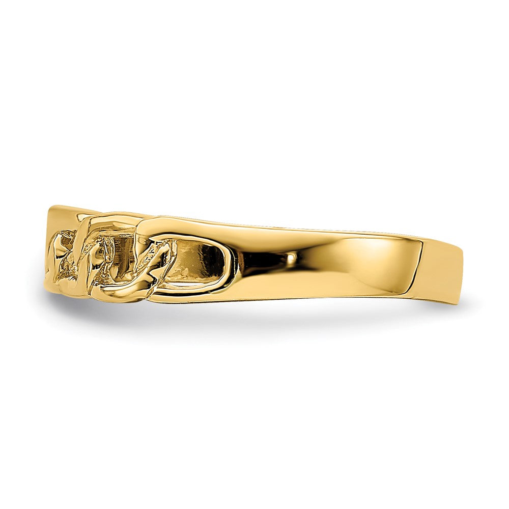 Polished Link Band Ring - WBC