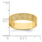 Wave Engraved Thumb Ring () - WBC