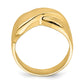 Polished X Dome Ring - WBC