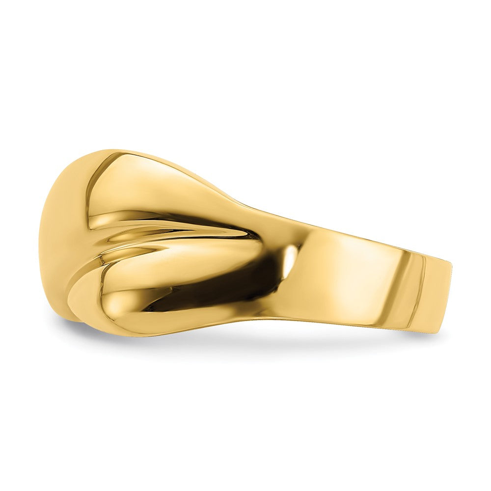 Polished X Dome Ring - WBC