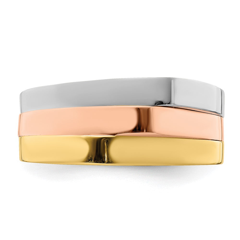 Tri-Color Triple Peaked Top Ring - WBC