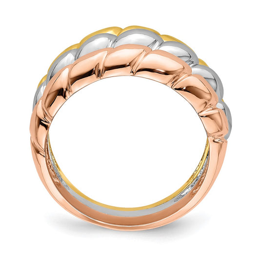 Tri-Color Triple Shrimp Band - WBC