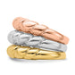 Tri-Color Triple Shrimp Band - WBC