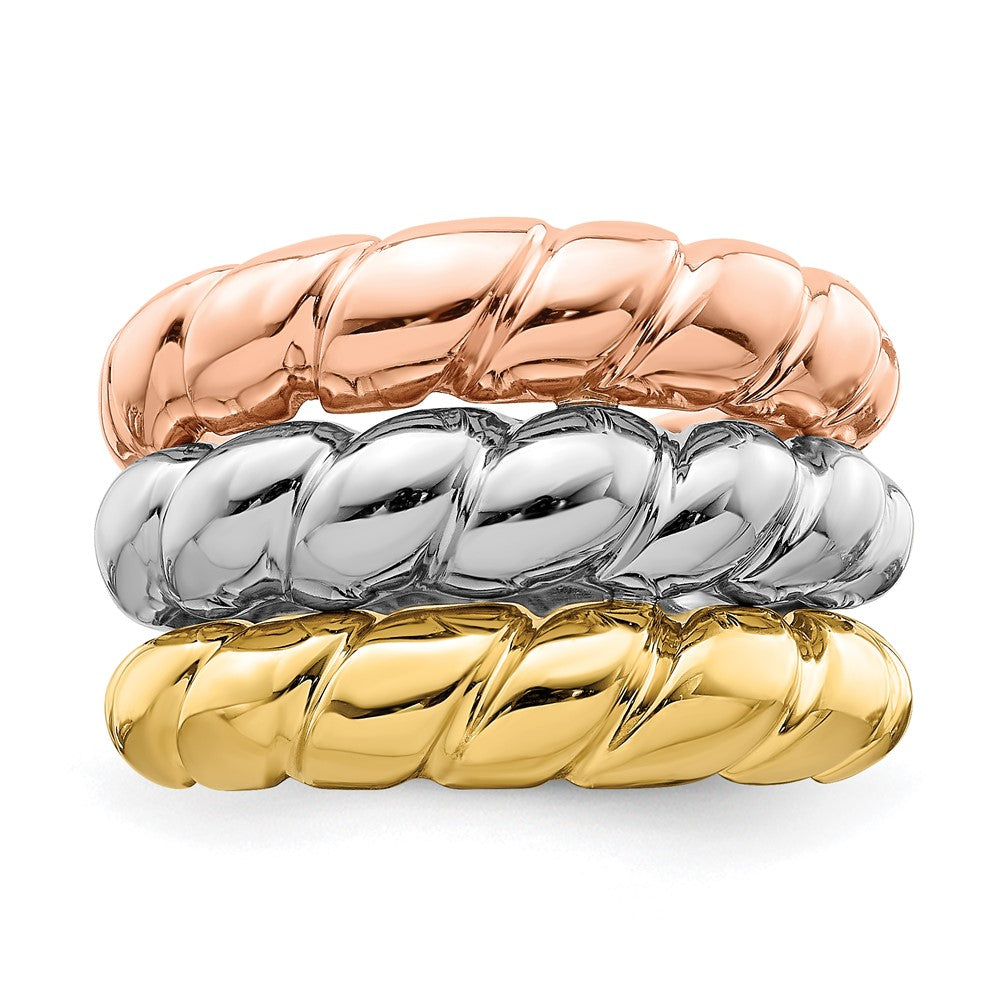 Tri-Color Triple Shrimp Band - WBC