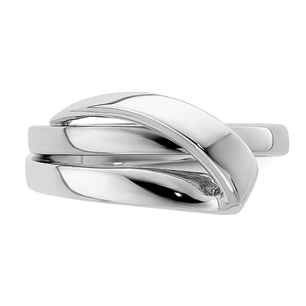 Polished with Folded Design Ring - WBC