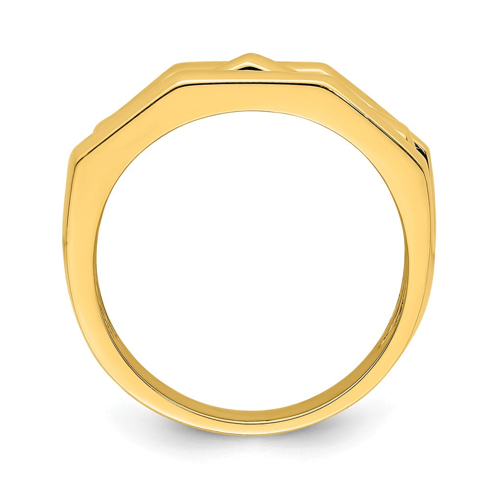 Polished Three Ridged Dome Ring - WBC