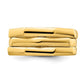 Polished Three Ridged Dome Ring - WBC