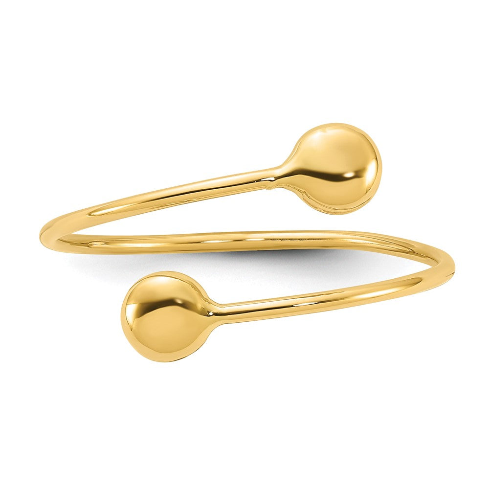 Polished Adjustable Fashion Bypass Ring - WBC