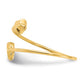 Polished Adjustable Moon and Star Bypass Ring - WBC