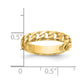 Polished Curb Link Ring - WBC