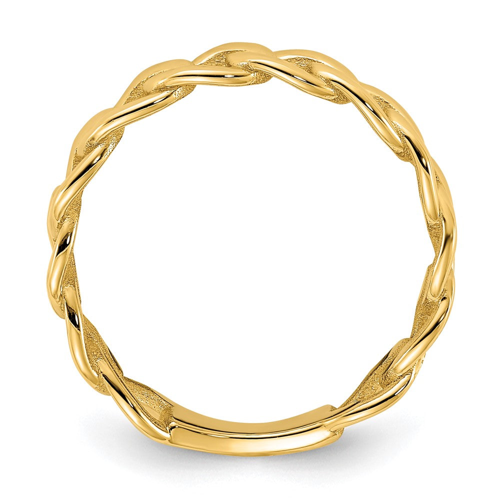 Polished Curb Link Ring - WBC
