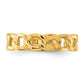 Polished Curb Link Ring - WBC